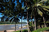 Luang Prabang, Laos - Walking along the riverfront of the Mekong